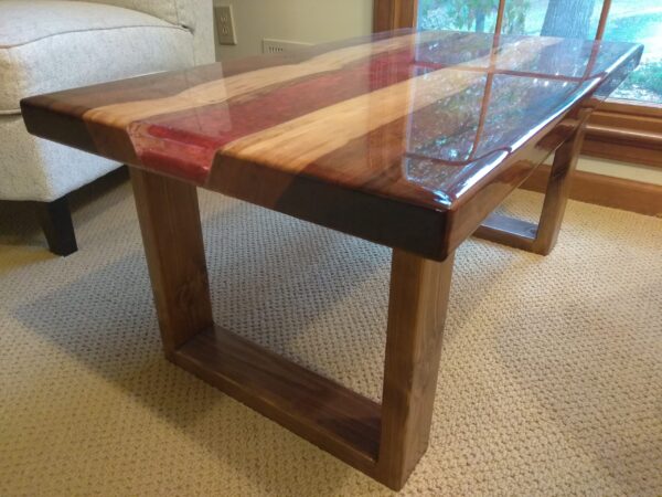 Epoxy River Coffee Table – Autumn Colors