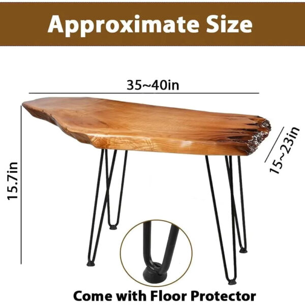 Natural Wood Coffee Table - Image 3