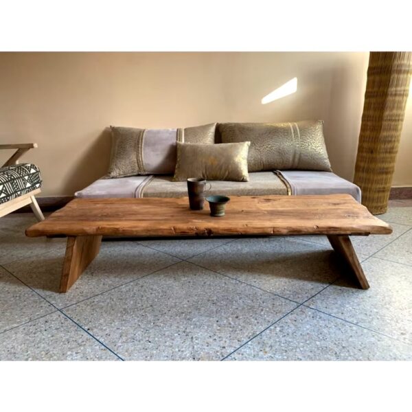 Rustic Low Coffee Table , Dining and Coffee Table , Live Edge Table, Live Edge Furniture, Vintage Farmhouse Furniture - Image 3