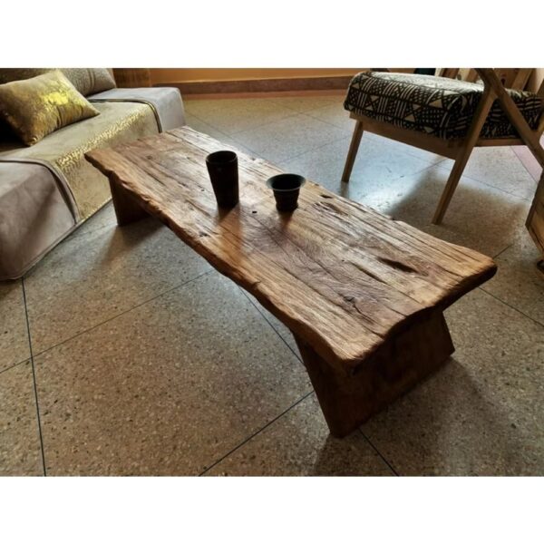 Rustic Low Coffee Table , Dining and Coffee Table , Live Edge Table, Live Edge Furniture, Vintage Farmhouse Furniture