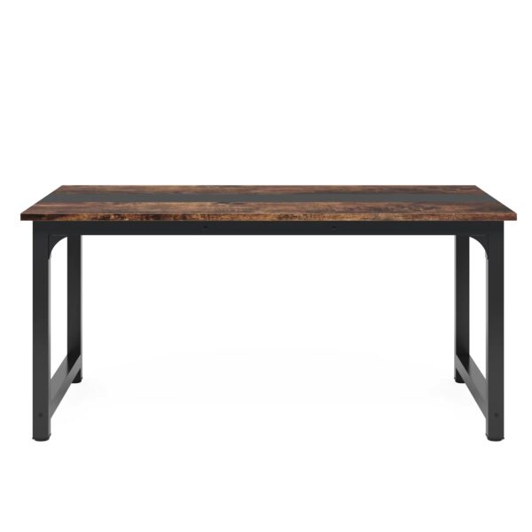 Tribesigns 63"x31.5" Dining Table, Industrial Kitchen Table for 6-8 Person, Rectangular Dinner Table for Dining Room Kitchen - Image 7