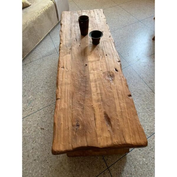 Rustic Low Coffee Table , Dining and Coffee Table , Live Edge Table, Live Edge Furniture, Vintage Farmhouse Furniture - Image 5