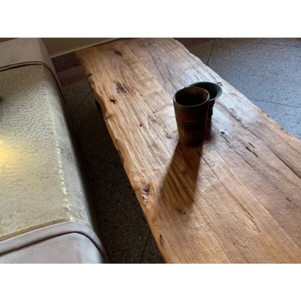 Rustic Low Coffee Table , Dining and Coffee Table , Live Edge Table, Live Edge Furniture, Vintage Farmhouse Furniture - Image 7